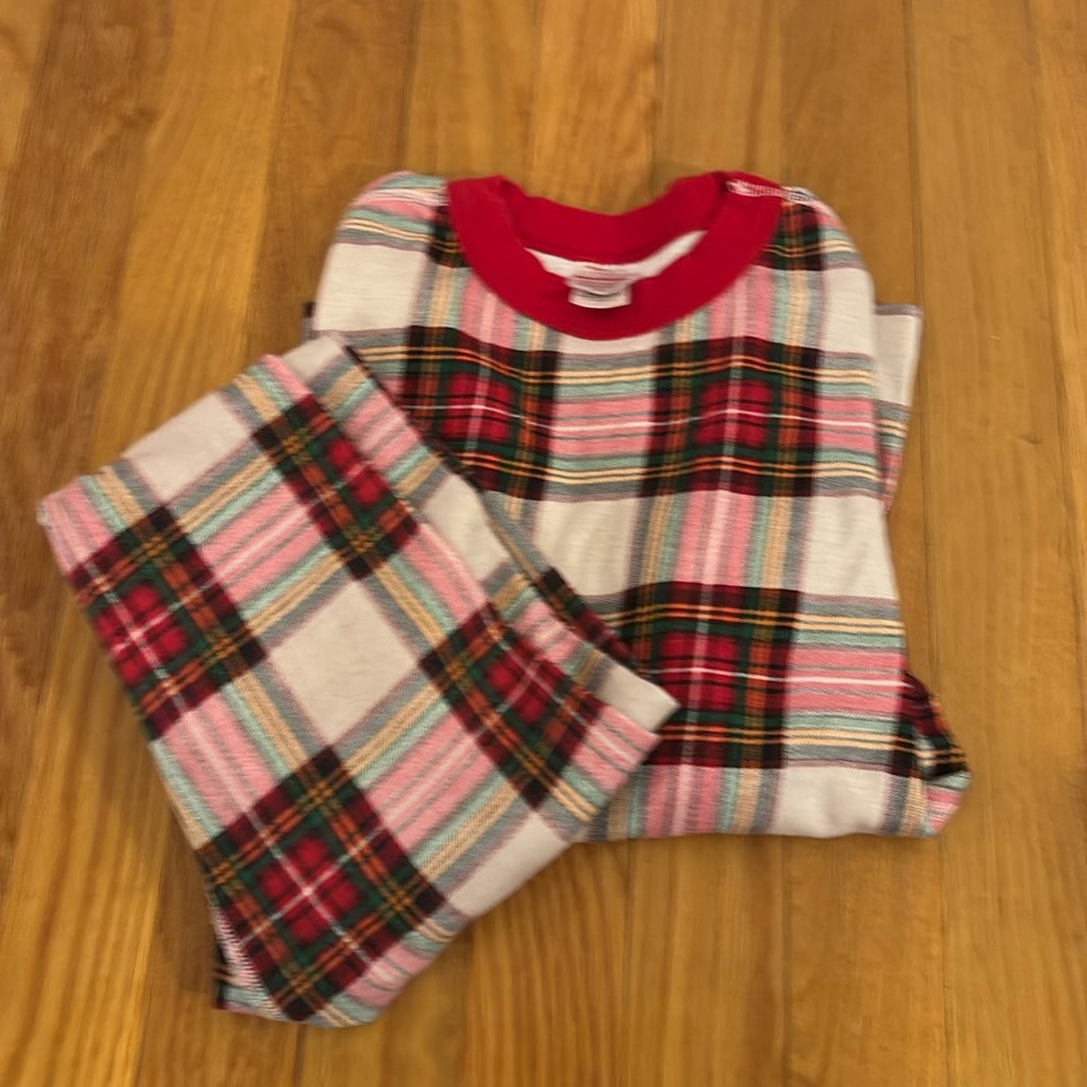 Hanna Anderson, Kids Holiday Long John Pajama Set, Girls 10